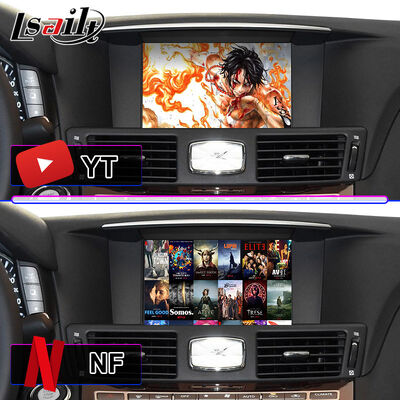 Lsailt Android Carplay マルチメディアスクリーン 2010-2023 インフィニティ M25 M30d M37 M56 M35h Y51 Q70用