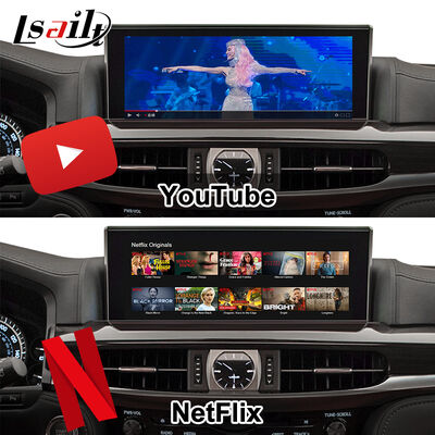 LX570 レクサス RX GX LS NX ES 統合 ワイヤレス CarPlay、Android Auto、YouTube、Netflix 用 OEM Android アップグレードモジュール
