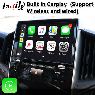 トヨタ・ランドクルーザーLC200 LC-GT GXR 2018-2021の接触3のための4+64GB人間の特徴をもつCarplayのビデオ インターフェイス