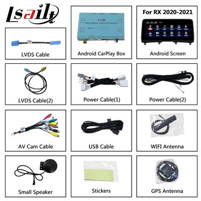 Lsailt 12.3 インチ ワイヤレス アンドロイド オート カープレイ マルチメディア スクリーン レクサス RX RX350 RX450h用