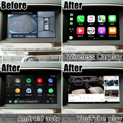 インフィニティ QX60 GPS Android Auto CarPlay ナビゲーションシステム マルチメディアインターフェース Android 13 8+128GB