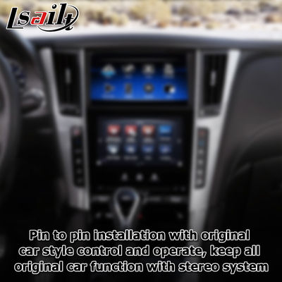 GPS CarPlayインターフェース、8+128GB Android 13ナビゲーションボックスインターフェース（Infiniti Q50 / Q60用）