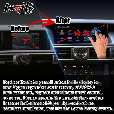 10.25インチ アンドロイド 8+128 カープレイ アンドロイド オート 画面アップグレード HDMI Lexus IS200t IS350 IS300