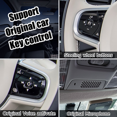 ボルボS60 S90のための人間の特徴をもつビデオ インターフェイス改善のCarplay AI箱4GBのRAM