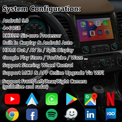 2014-2020 シボレー インパラ LTZ LT Mylink システム用 Lsailt Android Carplay マルチメディアインターフェース