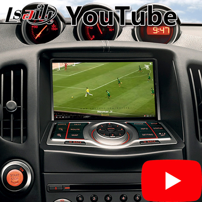 Youtube Waze NetFlix を搭載した Nissan 370Z 用の Lsailt Android Carplay インターフェイス