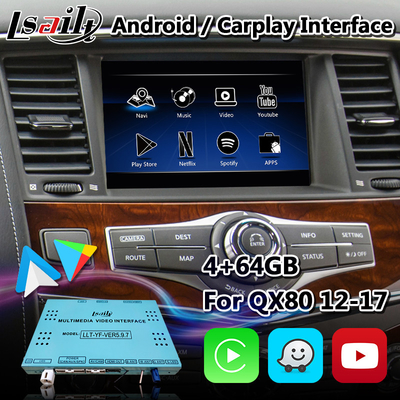 無線人間の特徴をもつ自動CarplayのInfiniti QX80のための人間の特徴をもつマルチメディアの運行インターフェイス