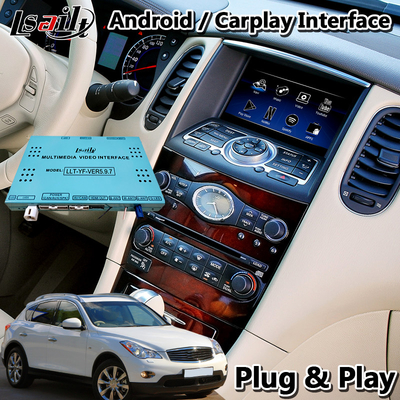 Carplayの無線人間の特徴をもつ自動車とのInfiniti EX35のためのLsailtの人間の特徴をもつマルチメディアのビデオ インターフェイス