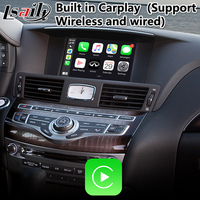 Infiniti M37S M37 M35 M45 用 Lsailt Carplay Android マルチメディア インターフェイス NetFlix Yandex 付き
