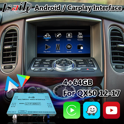 Lsailt Infiniti Carplay Box、QX50 用 Android GPS ナビゲーション インターフェイス、ワイヤレス android auto