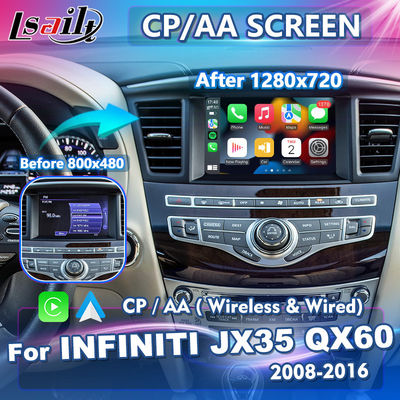 Infiniti JX35 QX60 8インチの無線Carplay人間の特徴をもつ自動HDの取り替えスクリーン