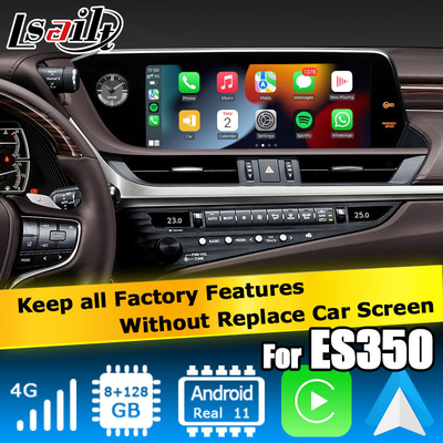 レクサス ES300h ES350 ES250 ES200 Android 13 ビデオインターフェース CarPlay Android Auto