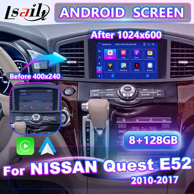 Lsailt 8 インチ アンドロイド マルチメディア カープレイ インターフェイス スクリーン 2011-2017 ニーサン クエスト E52