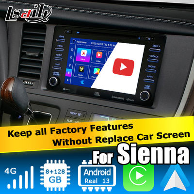 Android 13 Carplay アンドロイド ビデオ インターフェース オート ボックス トヨタ シエナ