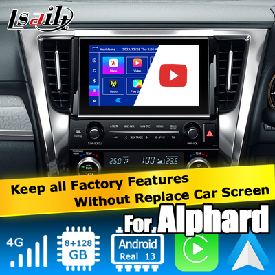 トヨタ アルファード ヴェルファイア AH40 Android CarPlay ビデオインターフェース